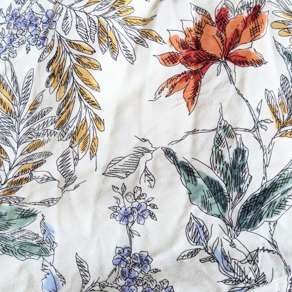 All In Favor Retro Floral Button up Midi Dress - Picture 6 of 7